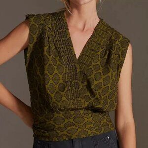 BY ANTHROPOLOGIE blouse size XL